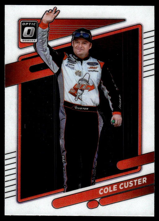 Cole Custer 2022 Panini Donruss Racing Optic Front of Card