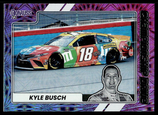 Kyle Busch 2022 Panini Donruss Racing Championship Drive Front of Card
