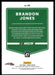 Brandon Jones 2022 Panini Donruss Racing Optic Back of Card