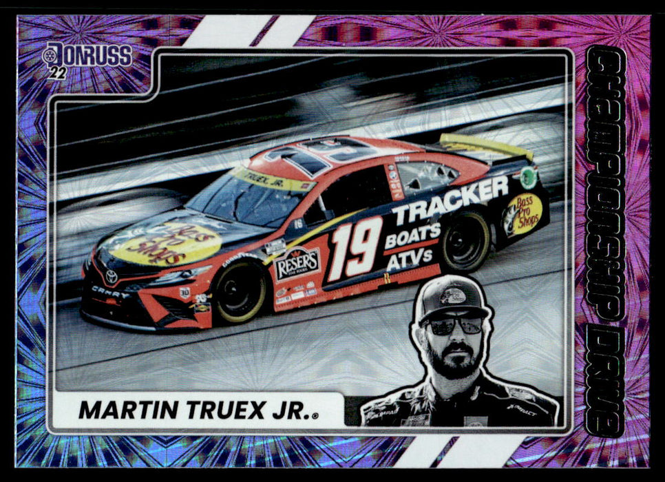 Martin Truex Jr. 2022 Panini Donruss Racing Championship Drive Front of Card