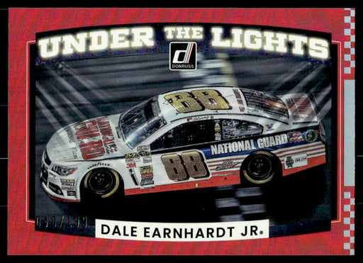 Dale Earnhardt Jr. 2022 Panini Donruss Racing Holo Under the Lights Front of Card