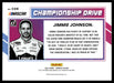 Jimmie Johnson 2022 Panini Donruss Racing Championship Drive Back of Card