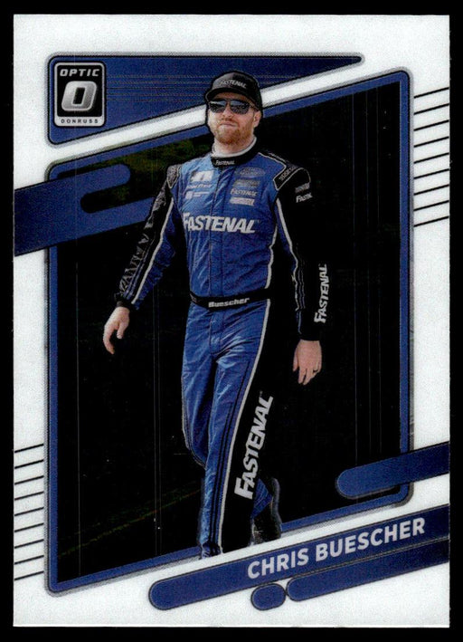 Chris Buescher 2022 Panini Donruss Racing Optic Front of Card