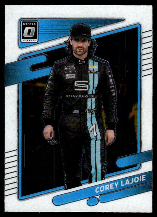 Corey LaJoie 2022 Panini Donruss Racing Optic Front of Card