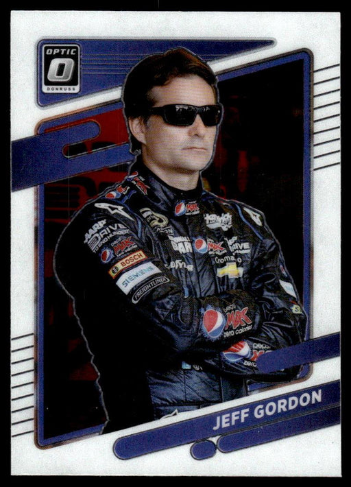 Jeff Gordon 2022 Panini Donruss Racing Optic Front of Card