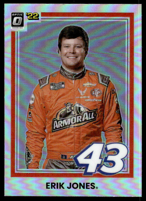 Erik Jones 2022 Panini Donruss Racing Optic Holo Retro 1981 Front of Card