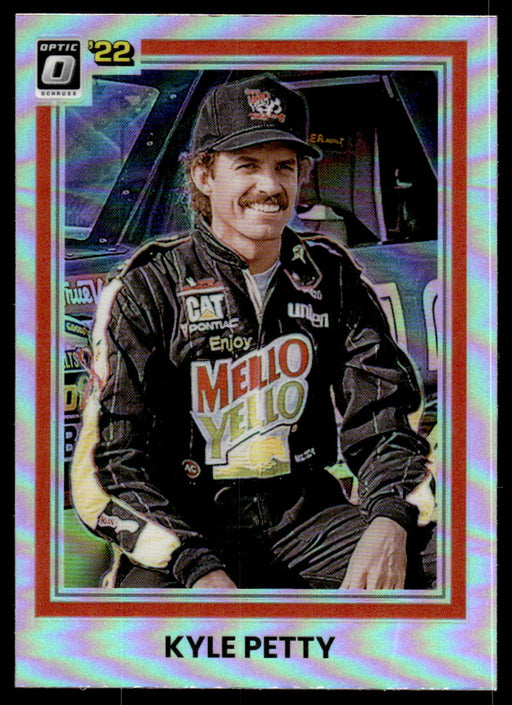 Kyle Petty 2022 Panini Donruss Racing Optic Holo Retro 1981 Front of Card