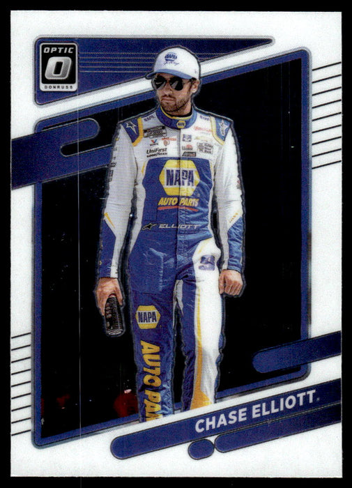 Chase Elliott 2022 Panini Donruss Racing Optic Front of Card