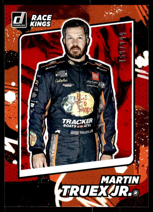 Martin Truex Jr. 2022 Panini Donruss Racing Red Race Kings Front of Card