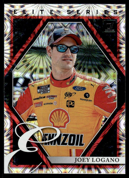 Joey Logano 2022 Panini Donruss Racing Elite Series Front of Card