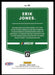 Erik Jones 2022 Panini Donruss Racing Optic Back of Card