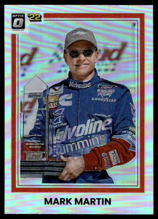 Mark Martin 2022 Panini Donruss Racing Optic Holo Retro 1981 Front of Card