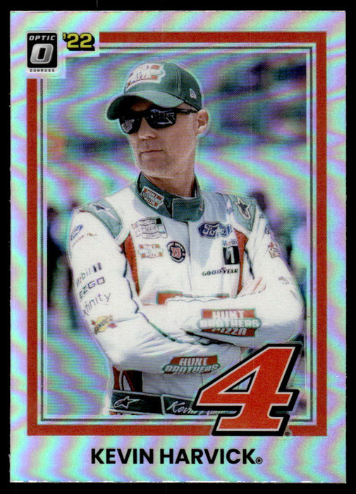 Kevin Harvick 2022 Panini Donruss Racing Optic Holo Retro 1981 Front of Card