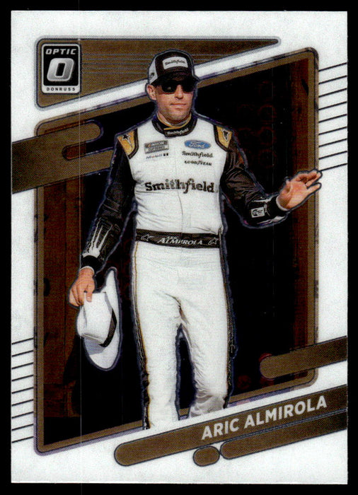 Aric Almirola 2022 Panini Donruss Racing Optic Front of Card
