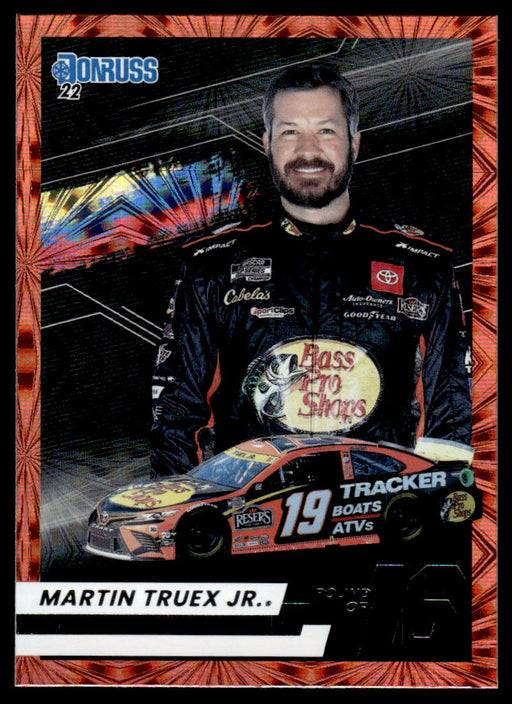 Martin Truex Jr. 2022 Panini Donruss Racing Round of 17 Front of Card