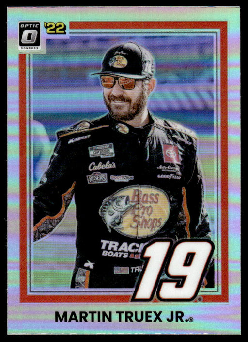 Martin Truex Jr. 2022 Panini Donruss Racing Optic Holo Retro 1981 Front of Card