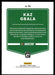 Kaz Grala 2022 Panini Donruss Racing Optic Back of Card