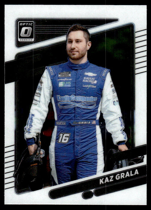 Kaz Grala 2022 Panini Donruss Racing Optic Front of Card