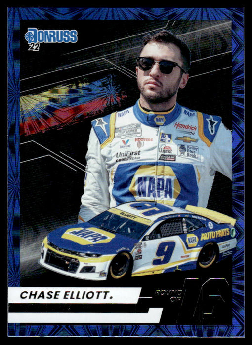 Chase Elliott 2022 Panini Donruss Racing Round of 20 Front of Card