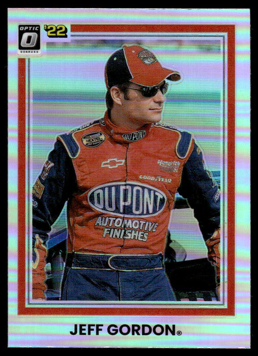 Jeff Gordon 2022 Panini Donruss Racing Optic Holo Retro 1981 Front of Card