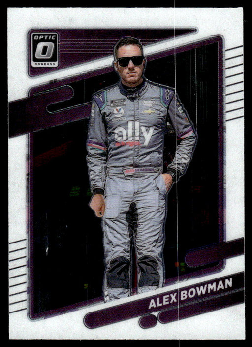 Alex Bowman 2022 Panini Donruss Racing Optic Front of Card