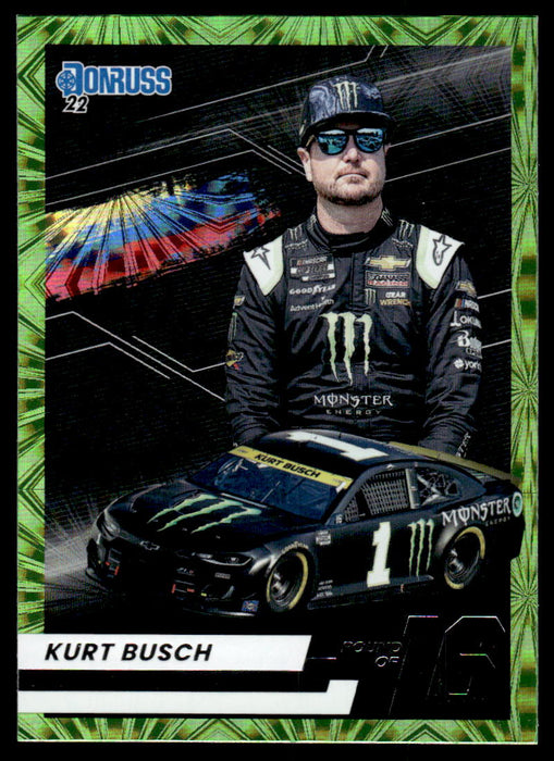 Kurt Busch 2022 Panini Donruss Racing Round of 26 Front of Card