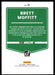 Brett Moffitt 2022 Panini Donruss Racing Red Back of Card