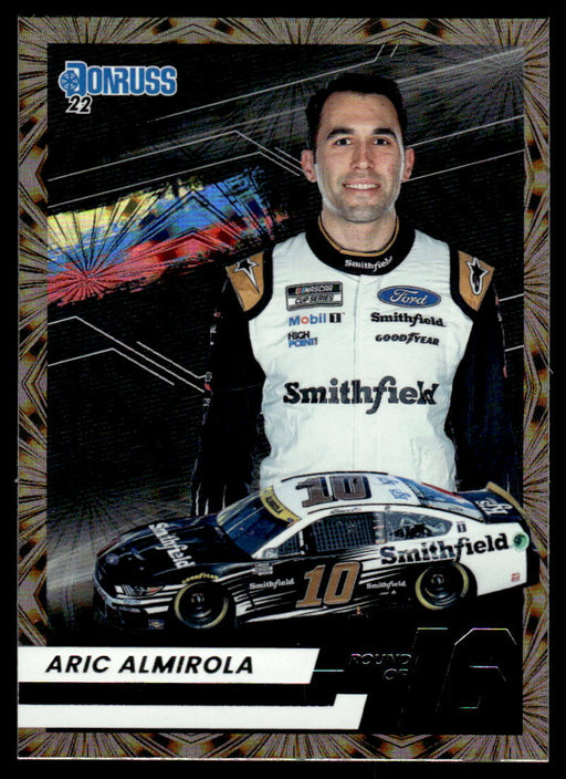 Aric Almirola 2022 Panini Donruss Racing Round of 29 Front of Card