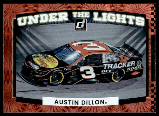 Austin Dillon 2022 Panini Donruss Racing Under the Lights Front of Card