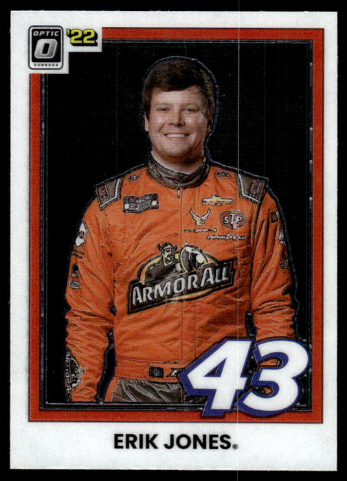 Erik Jones 2022 Panini Donruss Racing Optic Retro 1981 Front of Card