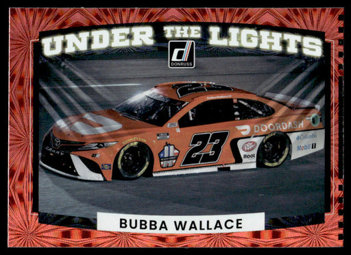 Bubba Wallace 2022 Panini Donruss Racing Under the Lights Front of Card