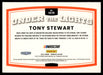 Tony Stewart 2022 Panini Donruss Racing Under the Lights Back of Card