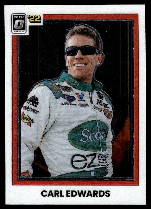 Carl Edwards 2022 Panini Donruss Racing Optic Retro 1981 Front of Card