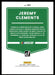 Jeremy Clements 2022 Panini Donruss Racing Red Back of Card