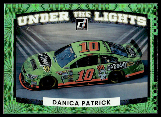 Danica Patrick 2022 Panini Donruss Racing Under the Lights Front of Card