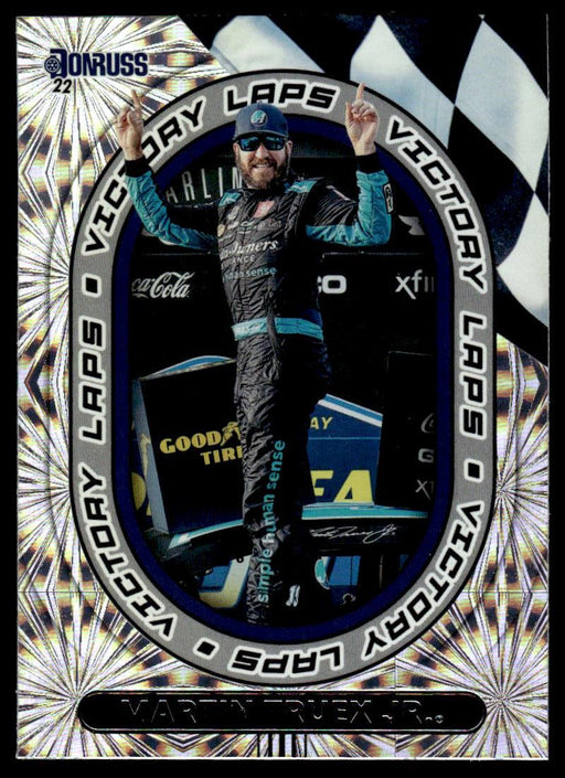 Martin Truex Jr. 2022 Panini Donruss Racing Victory Laps Front of Card