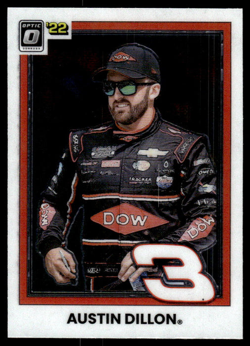 Austin Dillon 2022 Panini Donruss Racing Optic Retro 1981 Front of Card