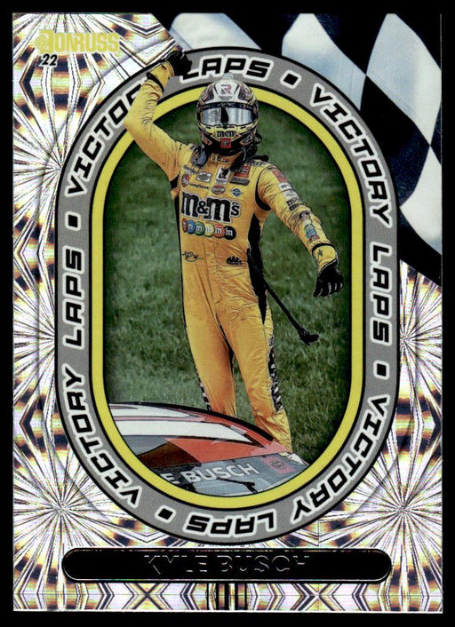 Kyle Busch 2022 Panini Donruss Racing Victory Laps Front of Card