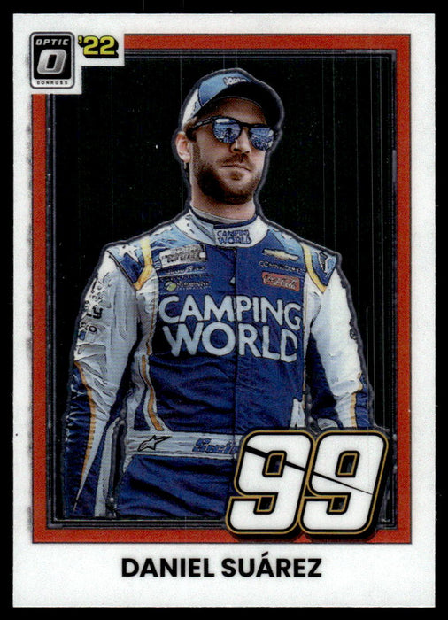 Daniel Suarez 2022 Panini Donruss Racing Optic Retro 1981 Front of Card