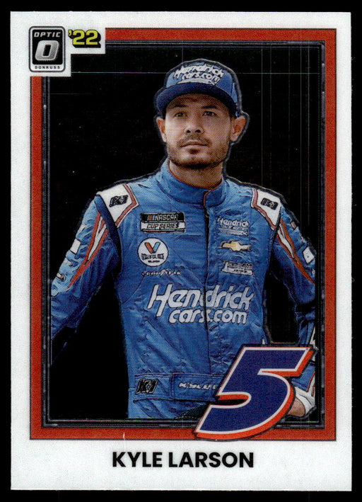 Kyle Larson 2022 Panini Donruss Racing Optic Retro 1981 Front of Card