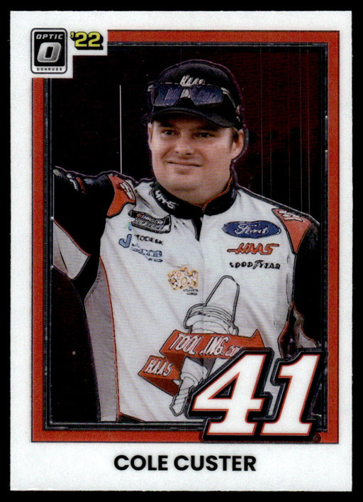 Cole Custer 2022 Panini Donruss Racing Optic Retro 1981 Front of Card