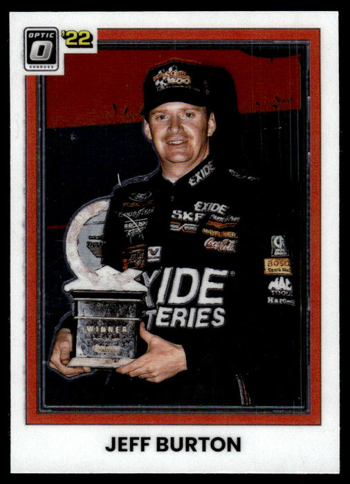 Jeff Burton 2022 Panini Donruss Racing Optic Retro 1981 Front of Card