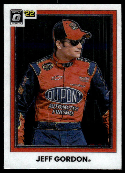 Jeff Gordon 2022 Panini Donruss Racing Optic Retro 1981 Front of Card