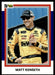 Matt Kenseth 2022 Panini Donruss Racing Blue Retro 1981 Front of Card