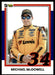 Michael McDowell 2022 Panini Donruss Racing Blue Retro 1981 Front of Card