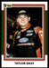 Taylor Gray 2022 Panini Donruss Racing Green Retro 1981 Front of Card