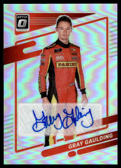 Gray Gaulding 2022 Panini Donruss Racing Front of Card