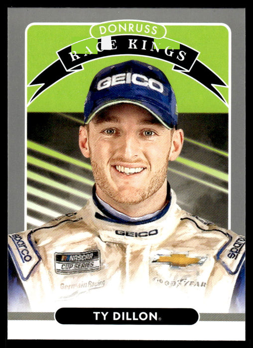 Ty Dillon 2021 Panini Donruss Racing Silver Front of Card