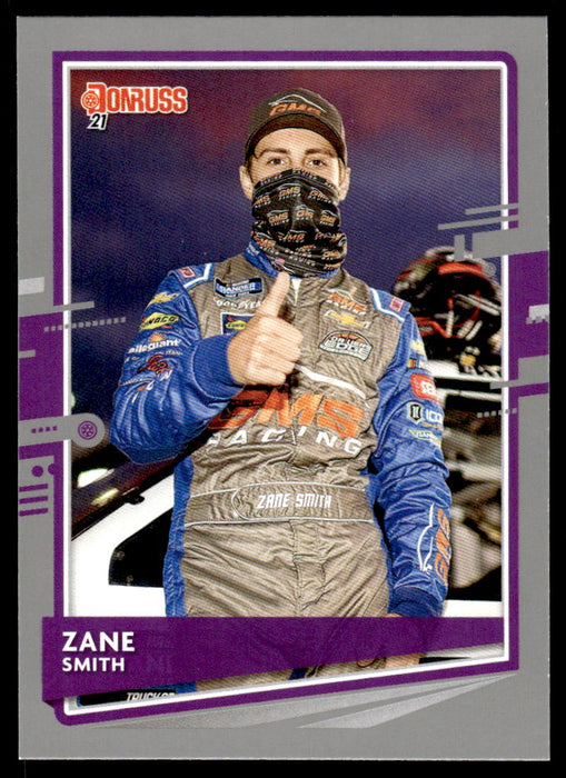 Zane Smith 2021 Panini Donruss Racing Silver Front of Card