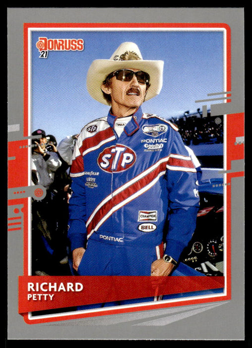 Richard Petty 2021 Panini Donruss Racing Silver Front of Card